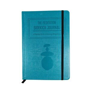 The Meditation Sidekick Journal Planner By Habit Nest Blue Cover Hardcover